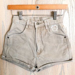 High Rise Khaki Cutoffs